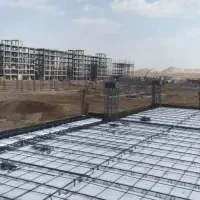 اجرای الماتور بندی سقف اسکلت فلزی وبتونی و استخر