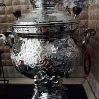 کلکسیونی سماور قدیمی ورق ضخیم نو ۱۰ لیتری