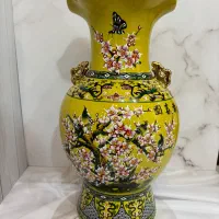 گلدان چینی شکوفه آلو