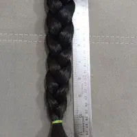 موی پرپشت و تمیز رنگ مشکی سالم