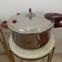 زود پز دلمونتی استیل کیفیت عالی.8یا 9 لیتری