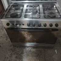 اجاق گاز ۵ شعله تمام استیل