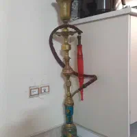 قلیون عربی بلند برنجی سنگین