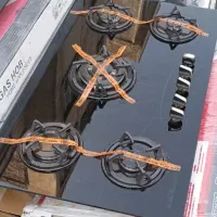 اجاق گاز پنج شعله رومیزی چدن گرد جنرال فندک دار