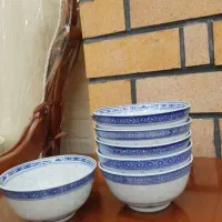 ۶ عدد کاسه ماست خوری قدیمی