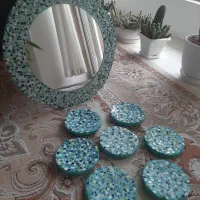 هفت سین سنتی آبی فیروزه ای