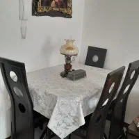 میز ناهارخوری چهار نفره،جنس چوب