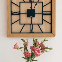 ساعت دیواری چوبی تولیکا