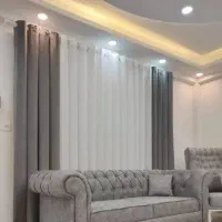 پرده آماده پانچی، عرض دو نیم در ارتفاع استاندارد