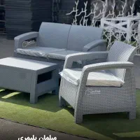 کاناپه پلاستیکی حصیری