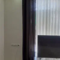 شال پرده مخمل طوسی