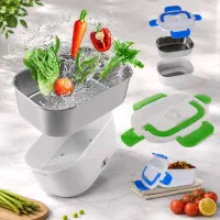 ظرف غذا غذای برقی لانچ باکس گرمکن داخل استیل