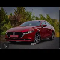 مزدا۳ پرمیوم وارداتی ۲۰۲۵ قرمز مارون پلاک‌ملی