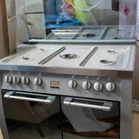 اجاق گاز فردار تکنو در حد نو با فر دوقلو