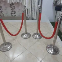 ۴ عدد میله تشریفات با بند قرمز