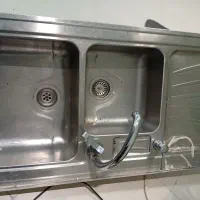فروش سینگ استیل البرز عمق چهل درظ120 ورق ضخیم خوبو