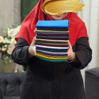مقنعه کرپ / مقنعه ساده /مقنعه کرپ بلند