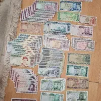 کلکسیون اسکناس و سکه قدیمی ایرانی خارجی