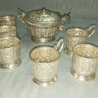 گالش وقندان آبکاری نقره