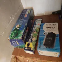 آکواریوم و کلی لوازم جانبی