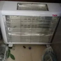 بخاری برقی  فن دار .برفاب