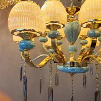 لوستر  مراکشی برنجی