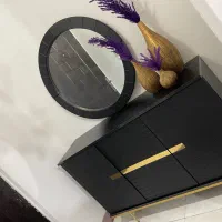 میز تیوی آیینه کنسول ساعت
