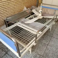 تخت فلزی بیمار با تشک