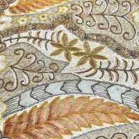 ست رومیزی کارشده تماما کاردست هندی
