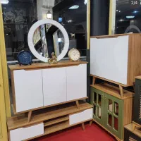 ست آیینه کنسول جاکفشی میز تیوی D0