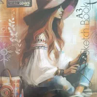 چند عدد دفتر طراحی و آبرنگ