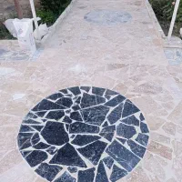 سنگ لاشه کف استا سنگ کار تاوه