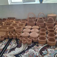 فروش انواع سبد طرح حصیری به صورت عمده