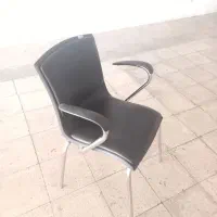 صندلی ثابت چرمی انتظار