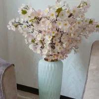 گل با گلدان