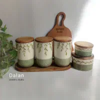 بانکه پاسماوری برگ سبز در چوبی