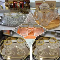 پخش عمده بلوریجات اقساطی فنجان سرویس بلور