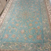 فرش 6متری فیروزه ای  یک تخته  1000شانه
