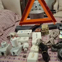 2عدد شارژر باطری+لوازم برقی