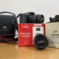 دوبین عکاسی کانن۱۳۰۰D همراه با یک لنز 50mm
