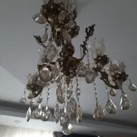 لوستر ۳ شاخه برنز