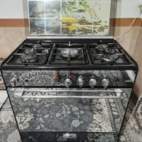 اجاق گاز طرح فر ۵ شعله ماروس (Maroos) تمام‌آینه