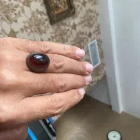 انگشتر عقیق  پایه نقره
