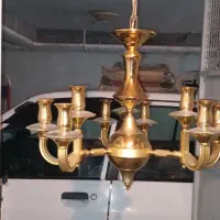 لوستر برنجی آب طلا