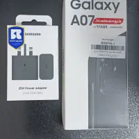 سامسونگ a07 حافظه 128 رم 6 و شارژر اورجینال
