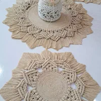رومیزی دستساز، رومیزی، مکرومه