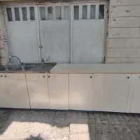 2عددکابینت 1/5متری با سینگ دوقلو وشیر اهرمی و..