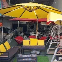 میز صندلی۶۲باغی تاپ چتر۶۲ سایبان الاچیق۶۲
