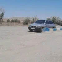 پراید نقره‌ای  دوگانه کارخونه
