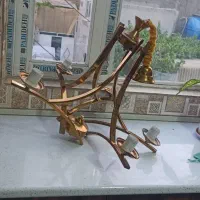 لوستر استیل پنج شاخه زیبا